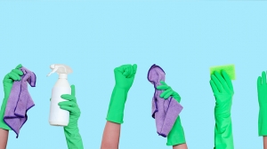 Keep Cleaning with Soap and Water
